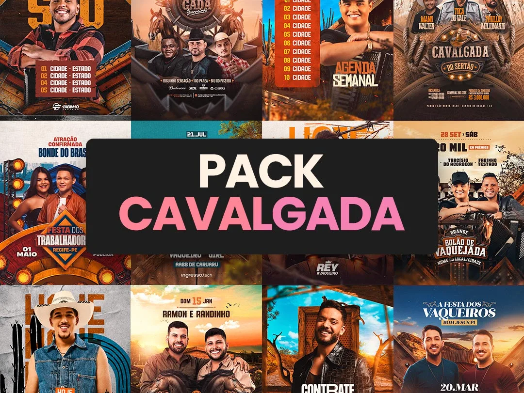 Pack Cavalgada/Vaquejada