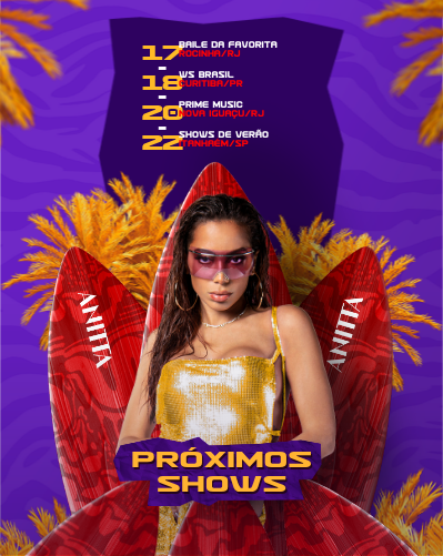 Próximos Shows Anitta